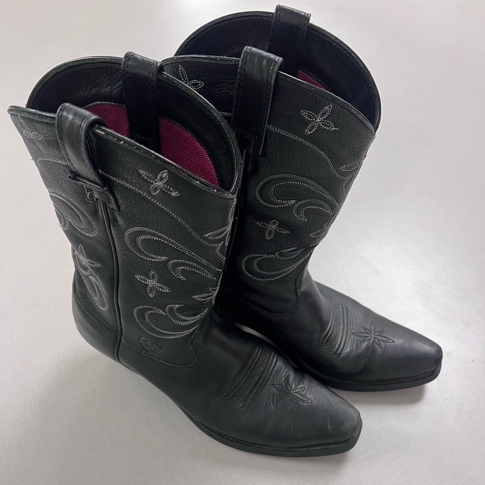 Black Western Cowboy Boots